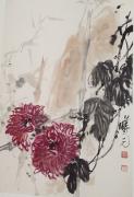 秋菊图
